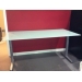 Ikea GALANT Frosted Glass Top Desk Brushed Aluminum
